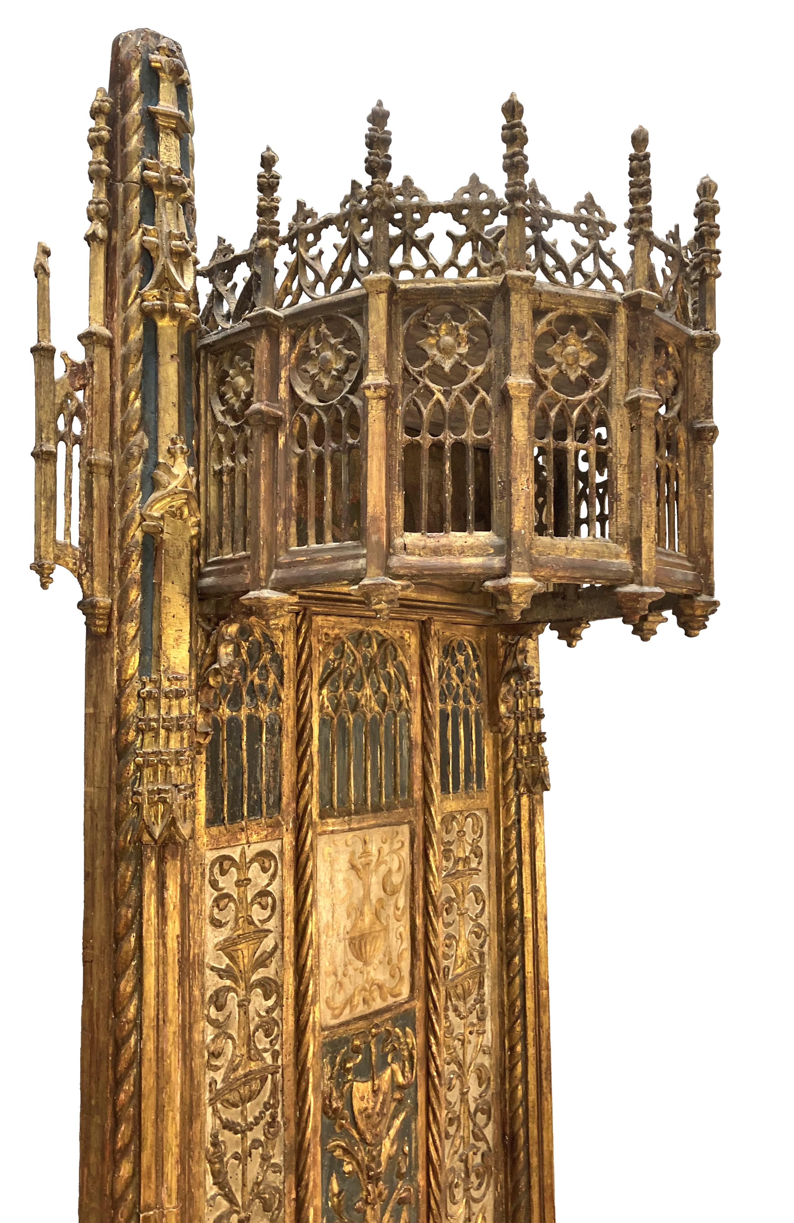 Trono ecclesiastico inglese del XV secolo pre-riforma in vendita 1