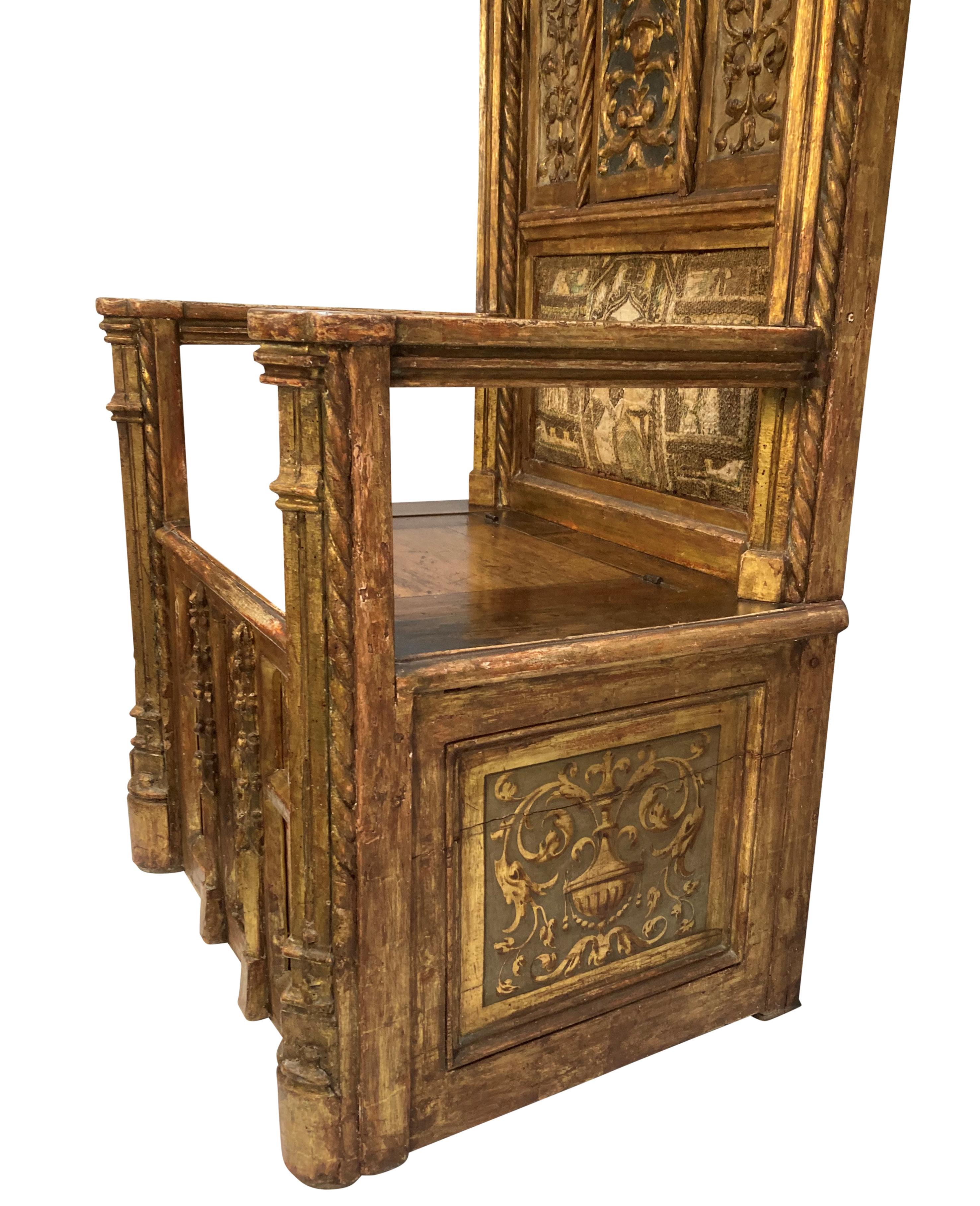 Trono ecclesiastico inglese del XV secolo pre-riforma in vendita 4