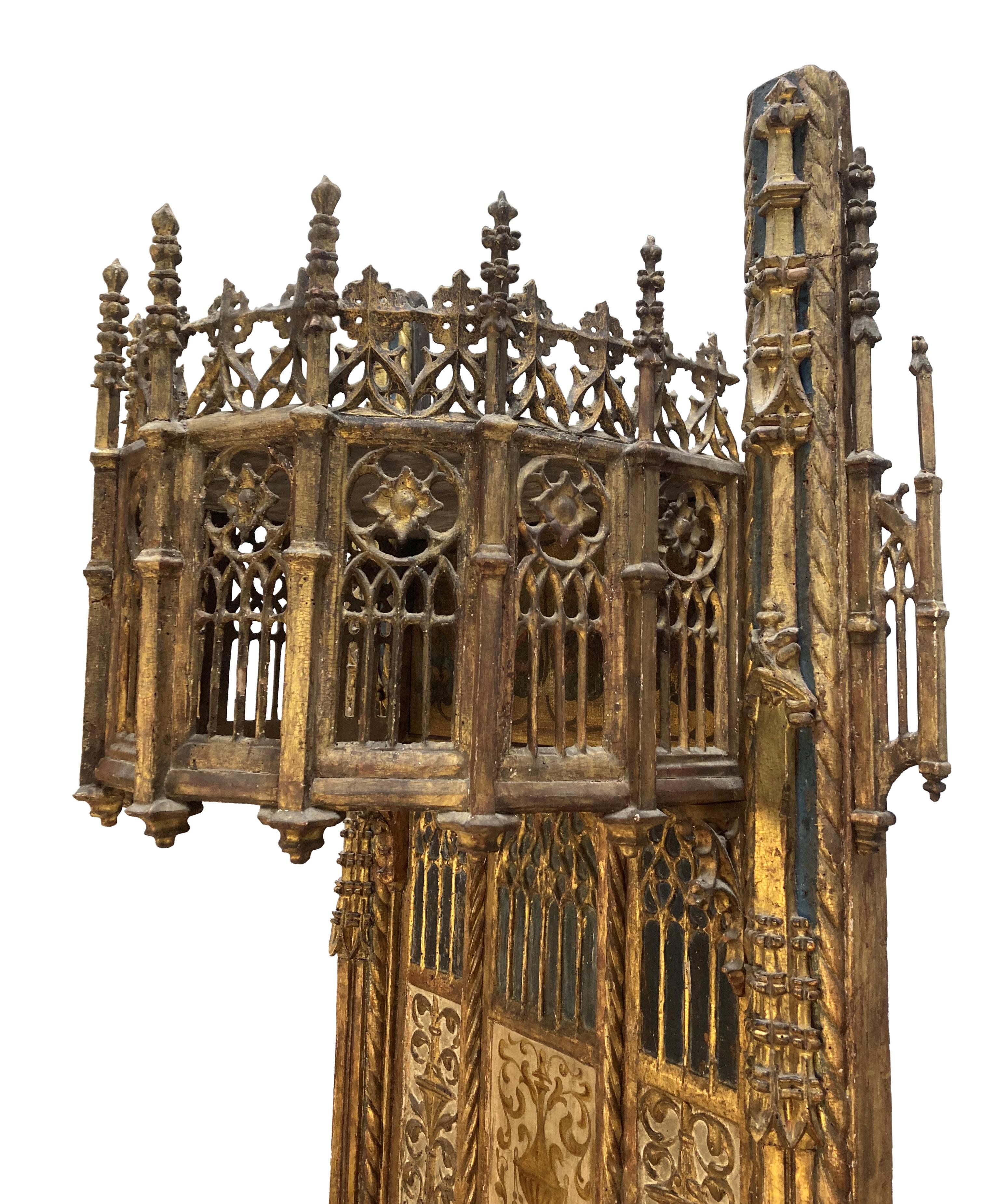 Trono ecclesiastico inglese del XV secolo pre-riforma in vendita 3