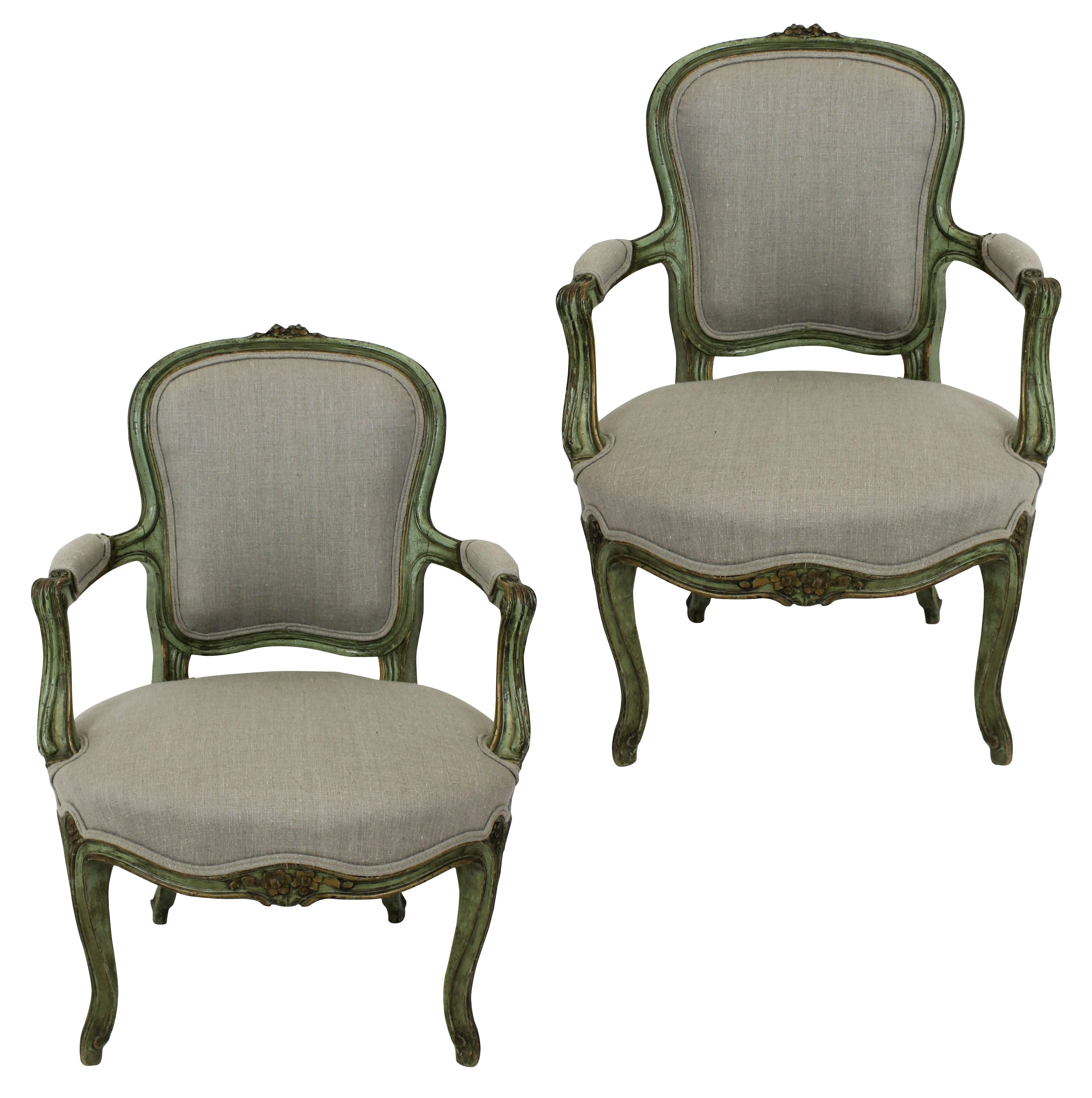 Pair of 18th Century French Chairs