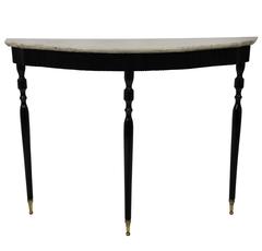 Italian Ebonised Console