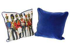 Set of Four Fornasetti Style Cushions