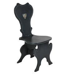 Pair of Painted Hall Chairs