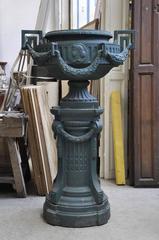 Pair of Garden Vases, made out of cast iron. Period 1940