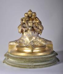 "Youth Fountain", Gilt Bronze Coin Tray by Max Blondat