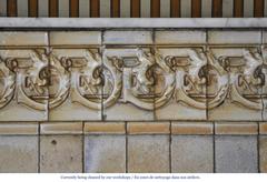 1900s Art Nouveau Fireplace Attributed to Gentil and Bourdet Manufacture