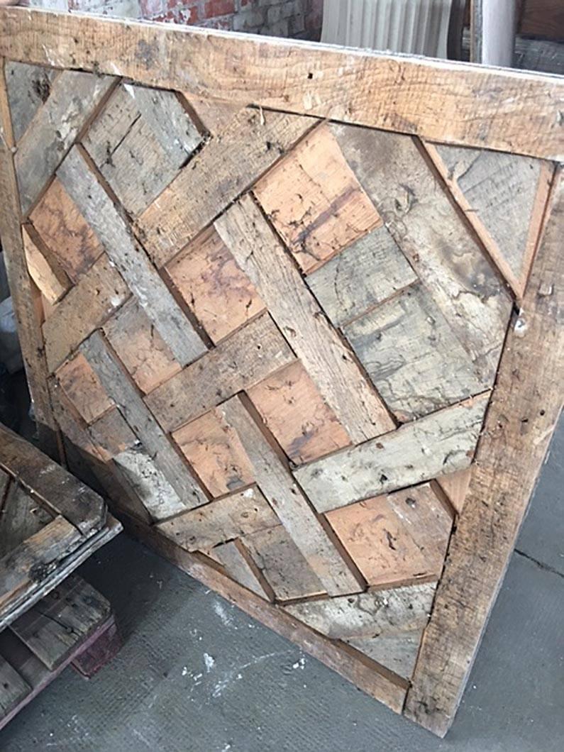 Antique 18th Century Versailles Parquet Flooring, Oak Wood For Sale 1