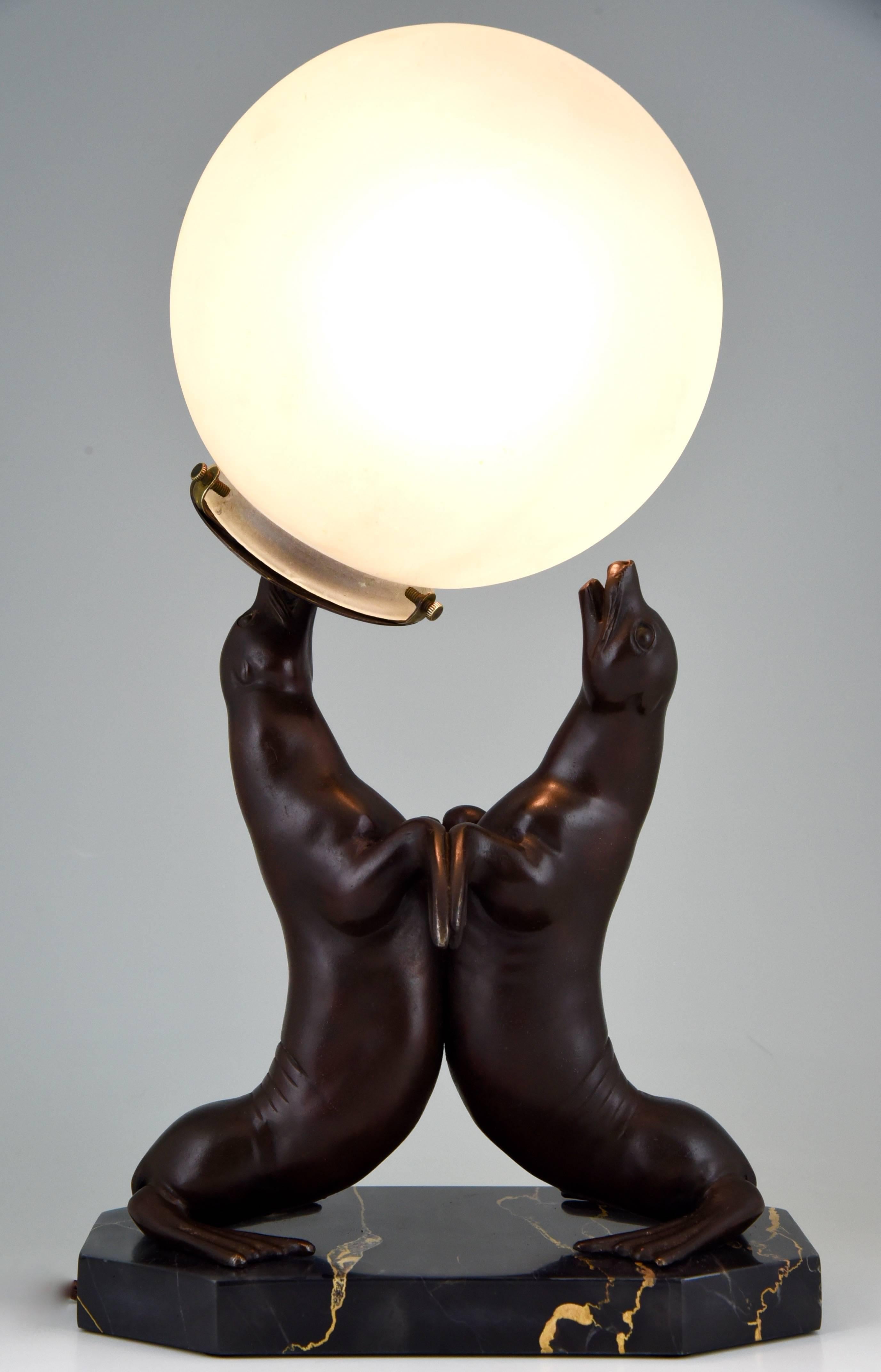 french art deco lamp