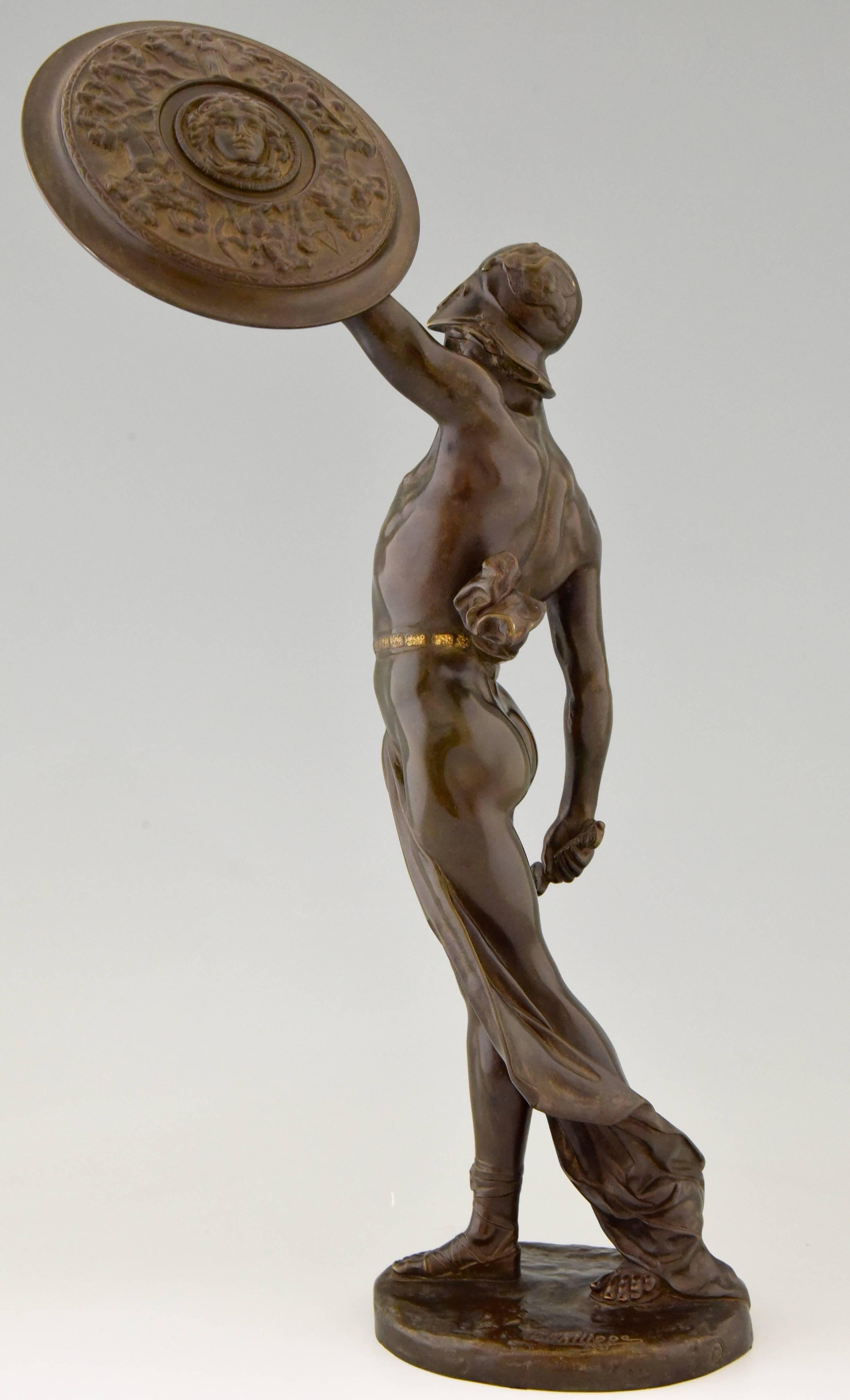 salome bronze statue with daggers