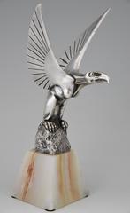 Chimere Art Deco Silvered Bronze Car Mascot by G. H. Bourcart, 1920