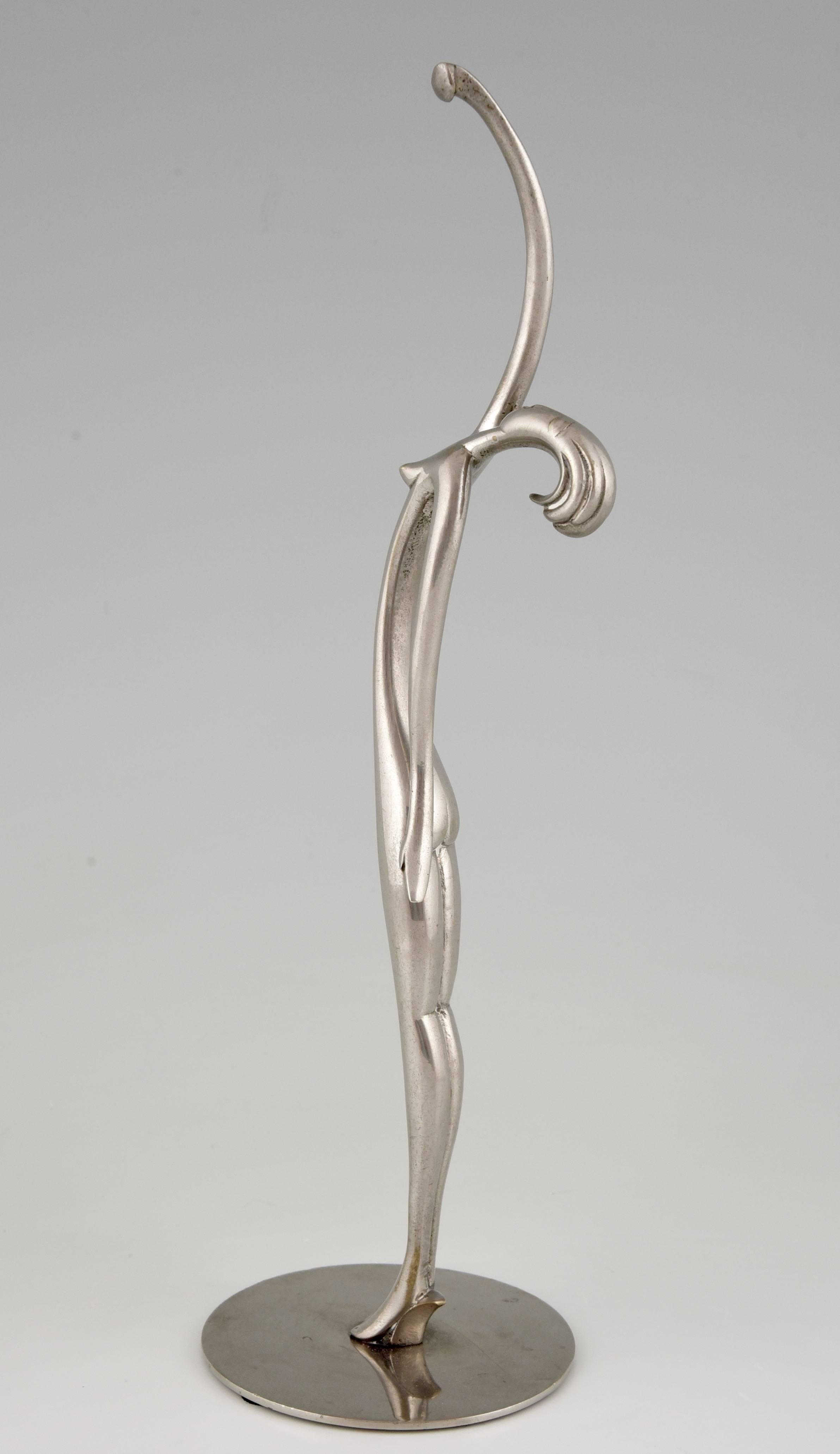 20th Century Art Deco Sculpture of a Standing Nude Attributed to Karl Hagenauer, 1930