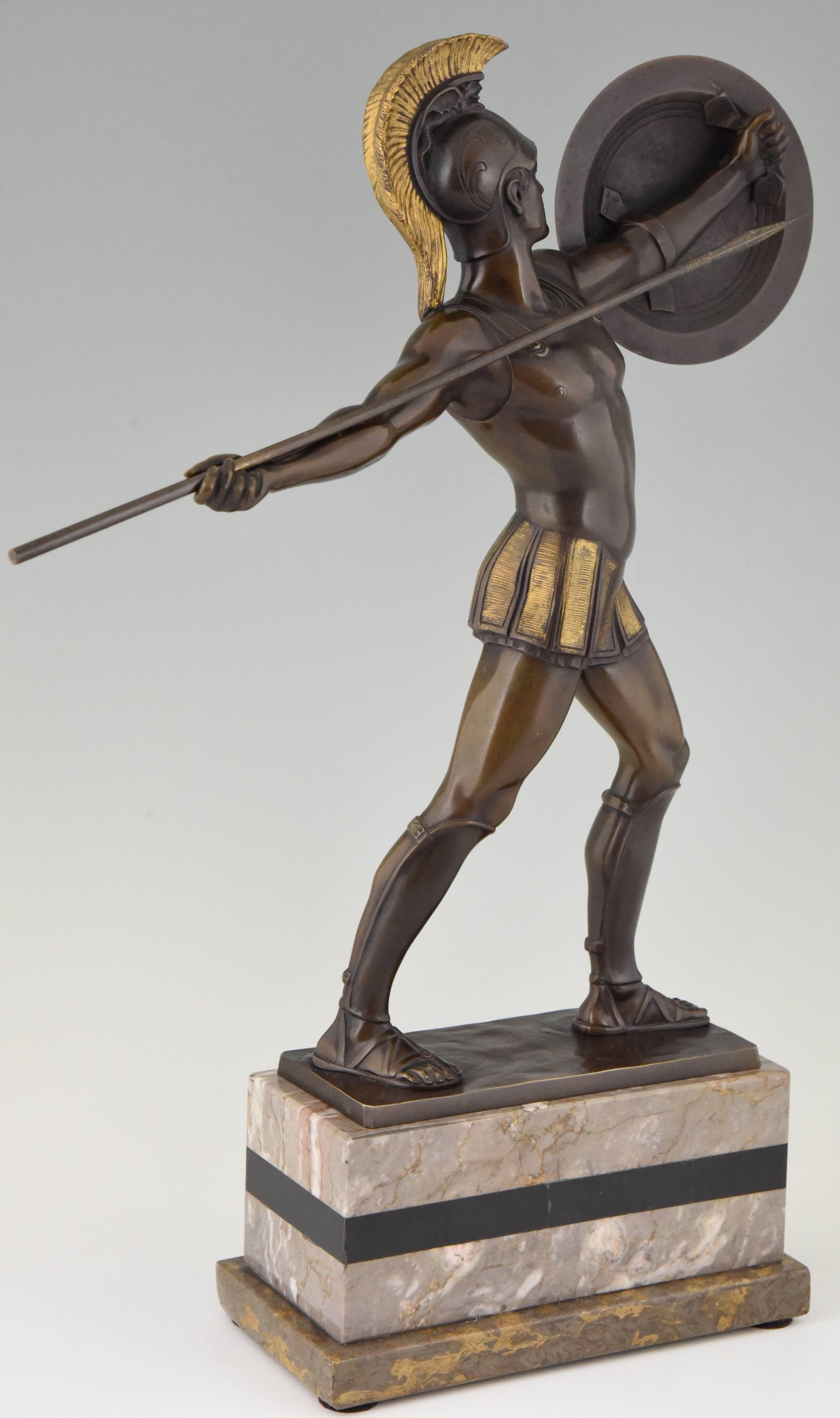 roman warrior sculpture