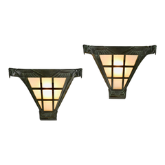 Art Deco Pelican Sconces by Max Le Verrier, France 1930