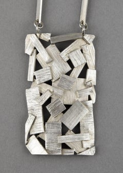 Rey Urban for Age Fausing Handmade Silver Necklace  1970