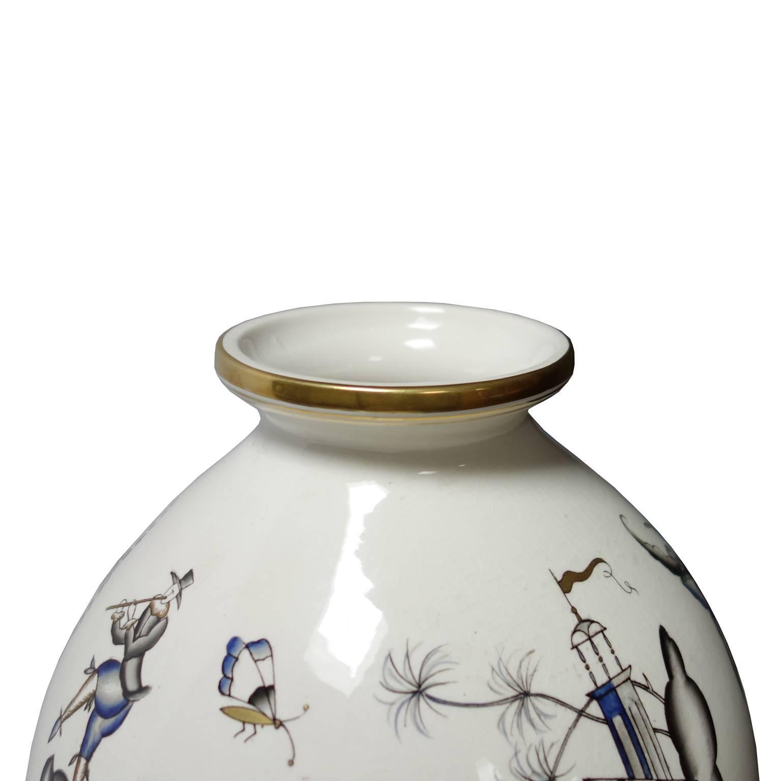 Early 20th Century Vase by Guido Andloviz and Giuseppe Bellorini For Sale