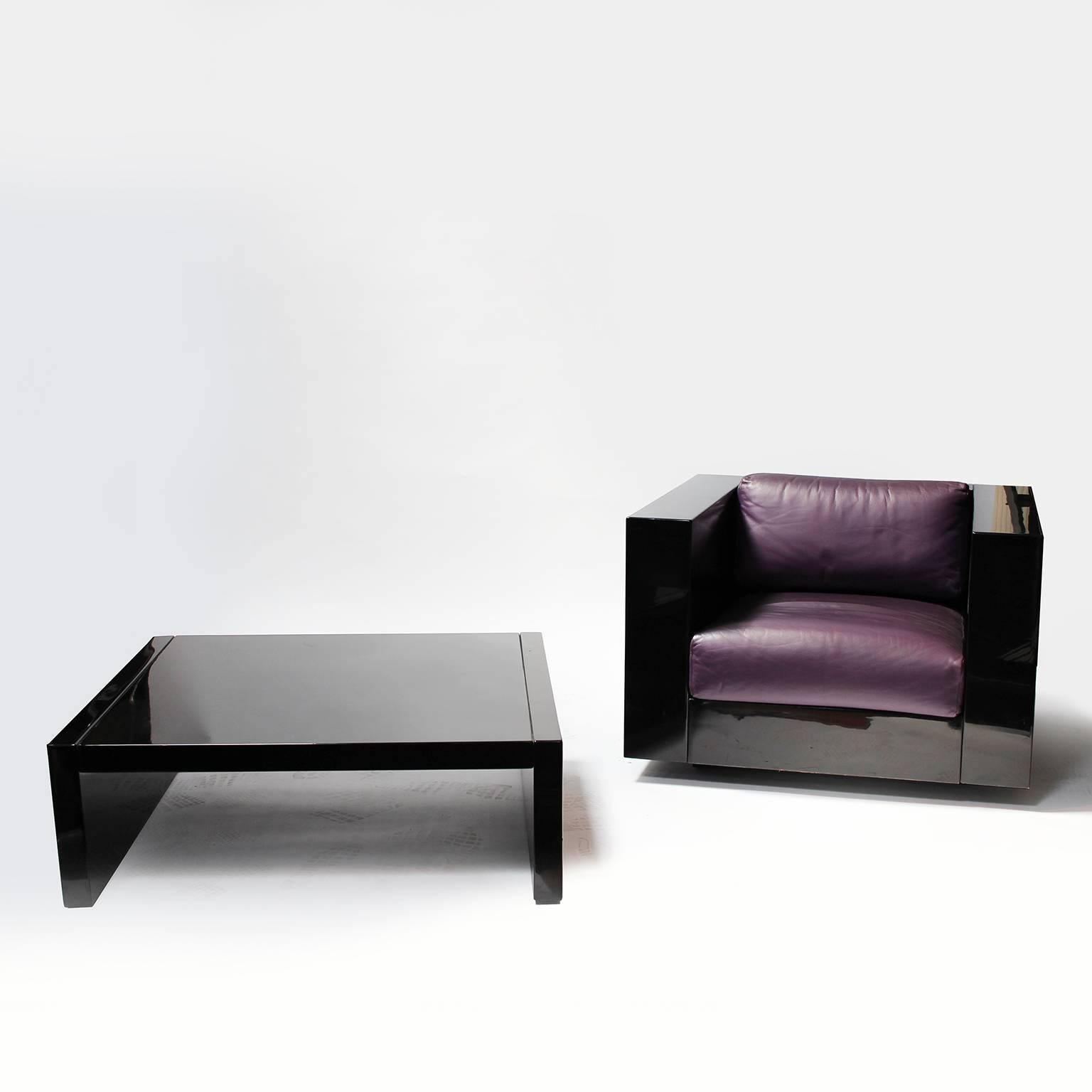 'Saratoga' Living Room Set by Massimo & Lella Vignelli for Poltronova 1