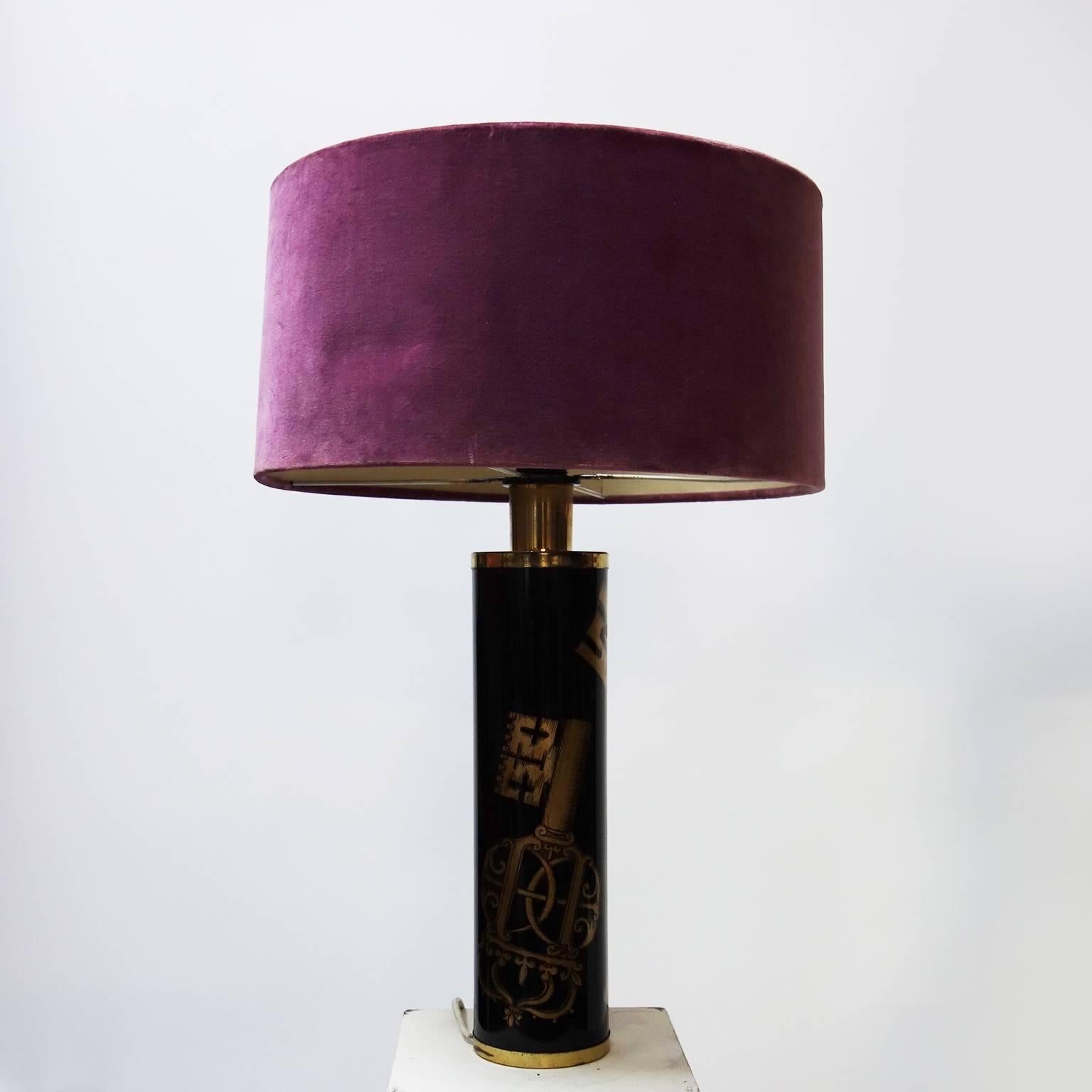 Mid-Century Modern Pair of Piero Fornasetti Table Lamp