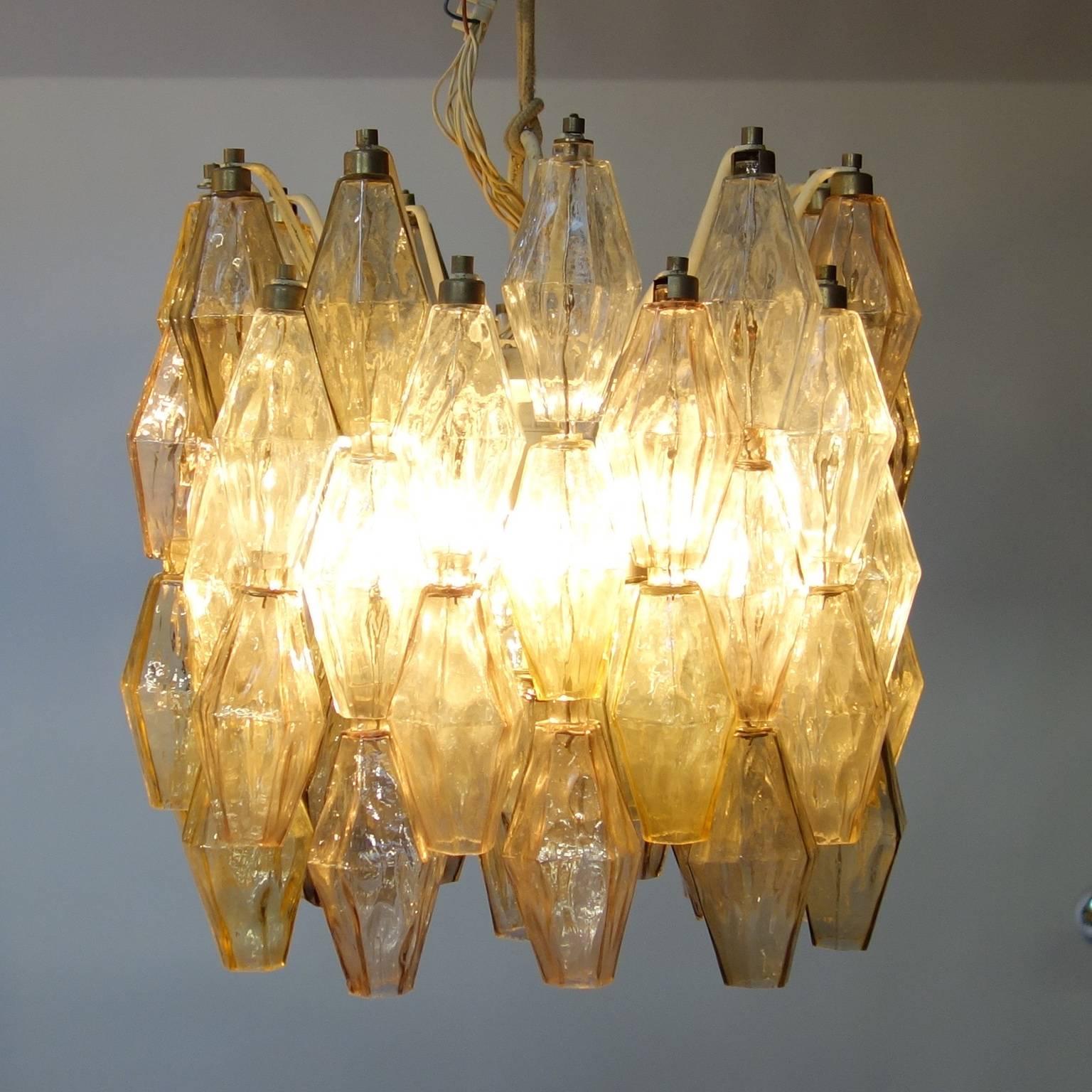 'Poliedri' Chandelier by Carlo Scarpa In Excellent Condition In Brussels, BE