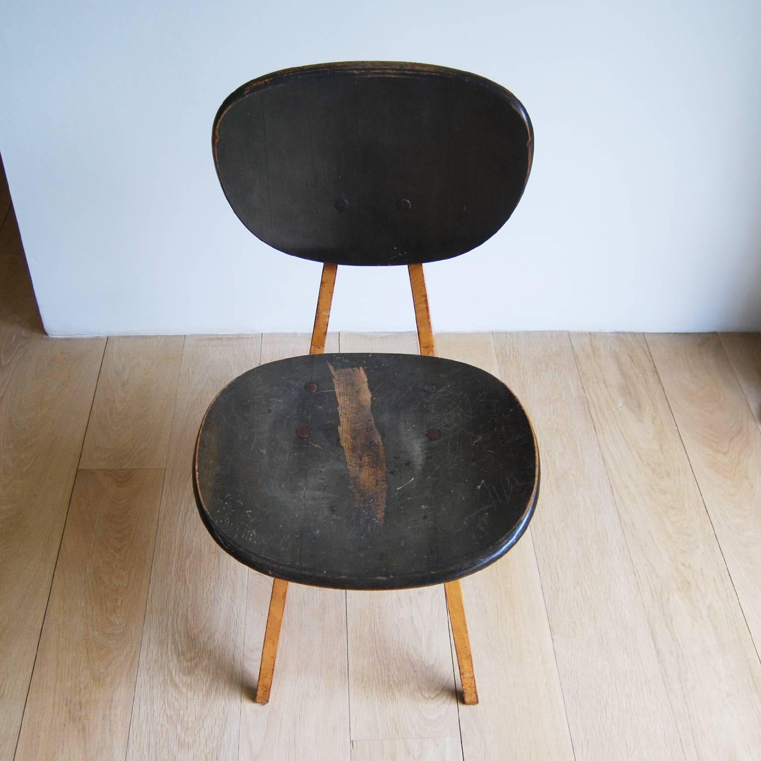 Pair of Side Chairs, Model No. 3221, by Junzo Sakakura 1