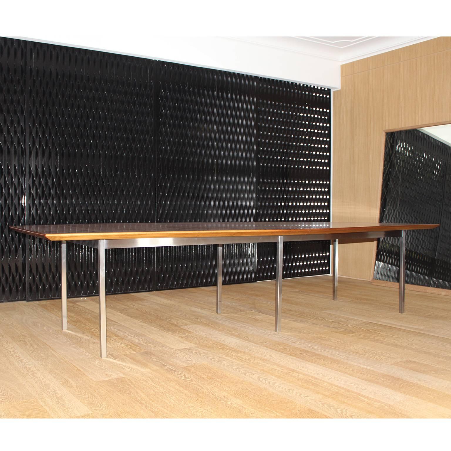 Mid-20th Century Conference or Dining Room Table by Florence Knoll