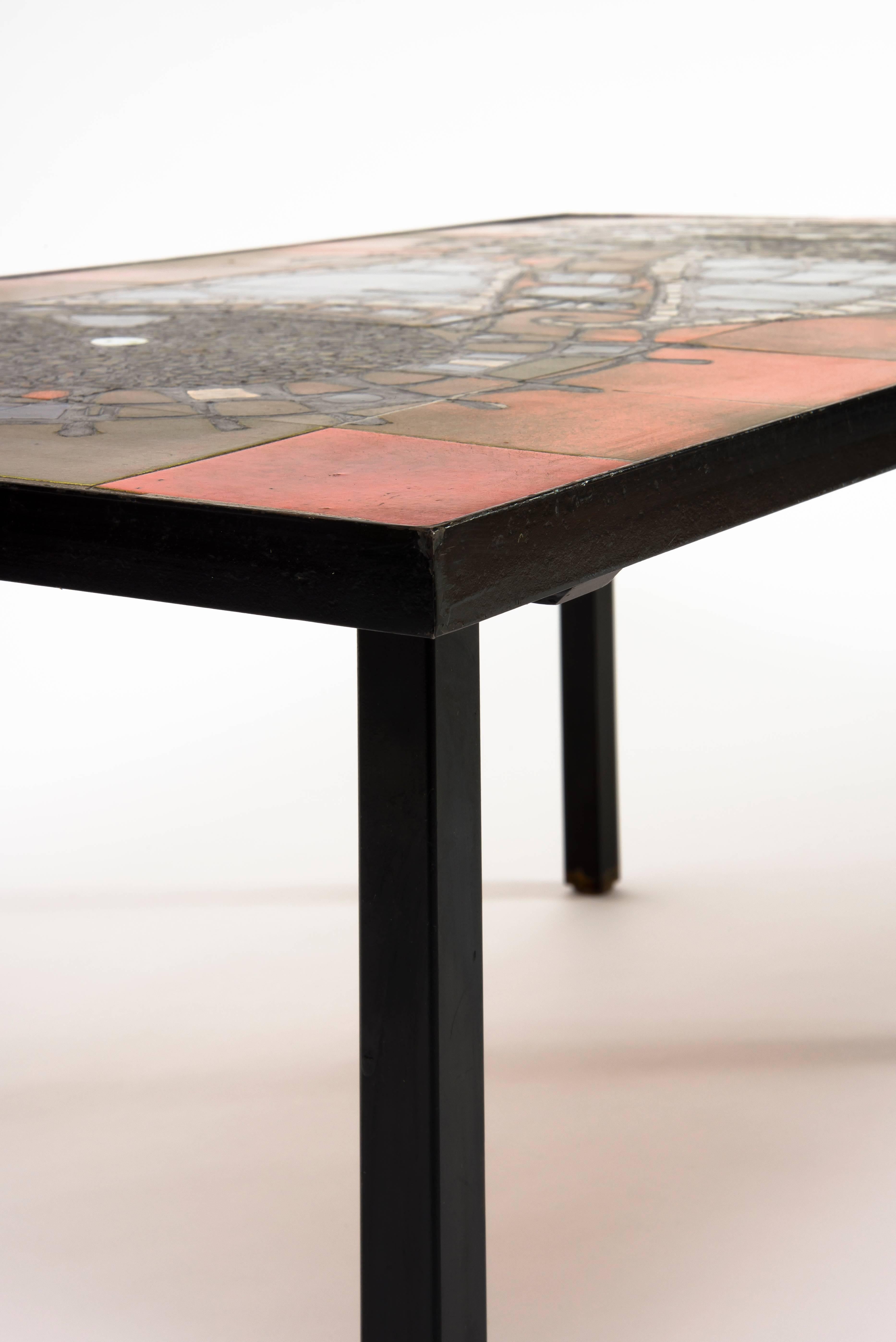 Glazed Perignem Low Table For Sale