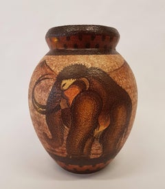 Charles Catteau for Boch Keramis, Vase Mammouths