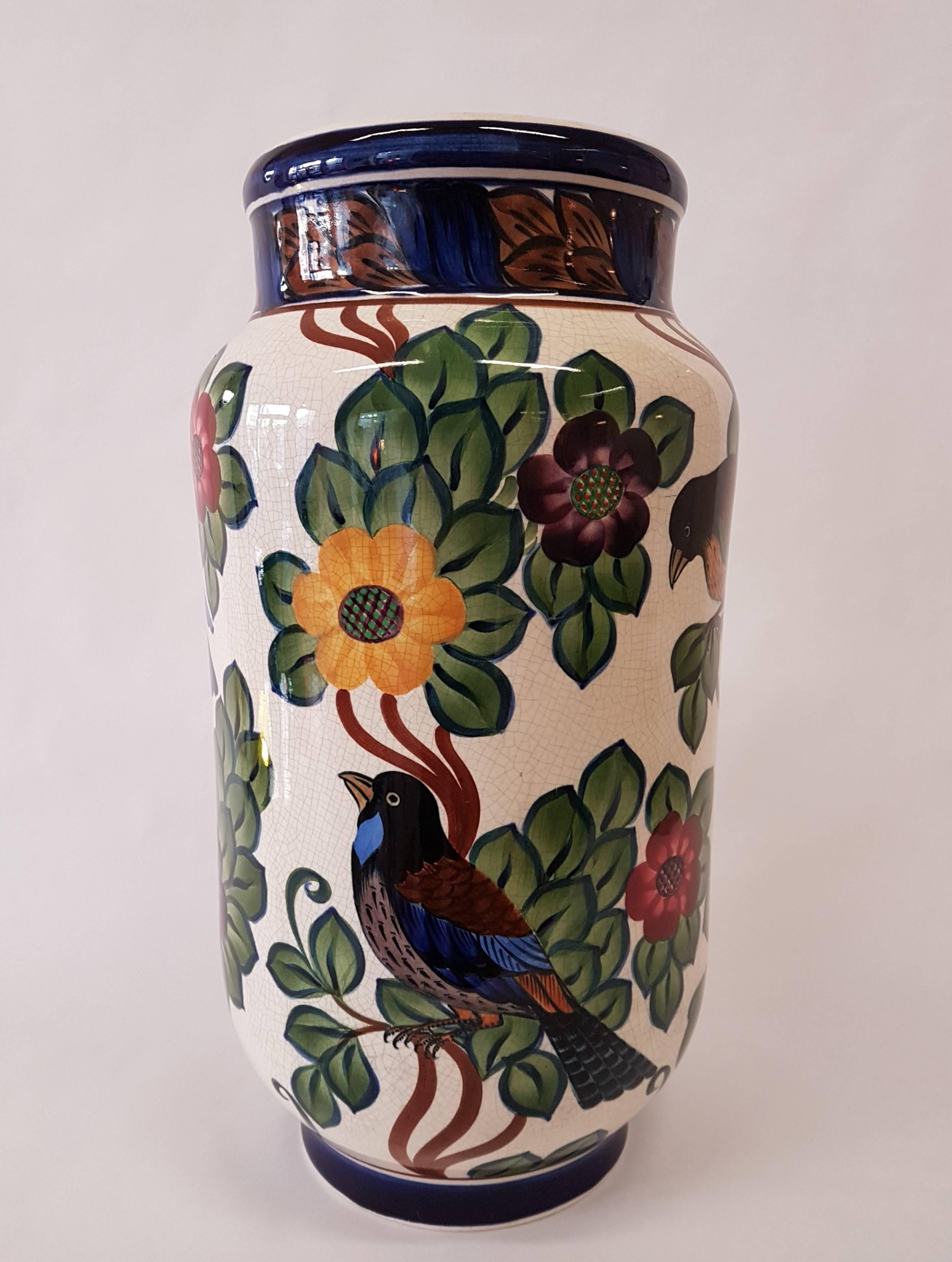 Aluminia, Art Nouveau Vase In Excellent Condition For Sale In Brussels, BE