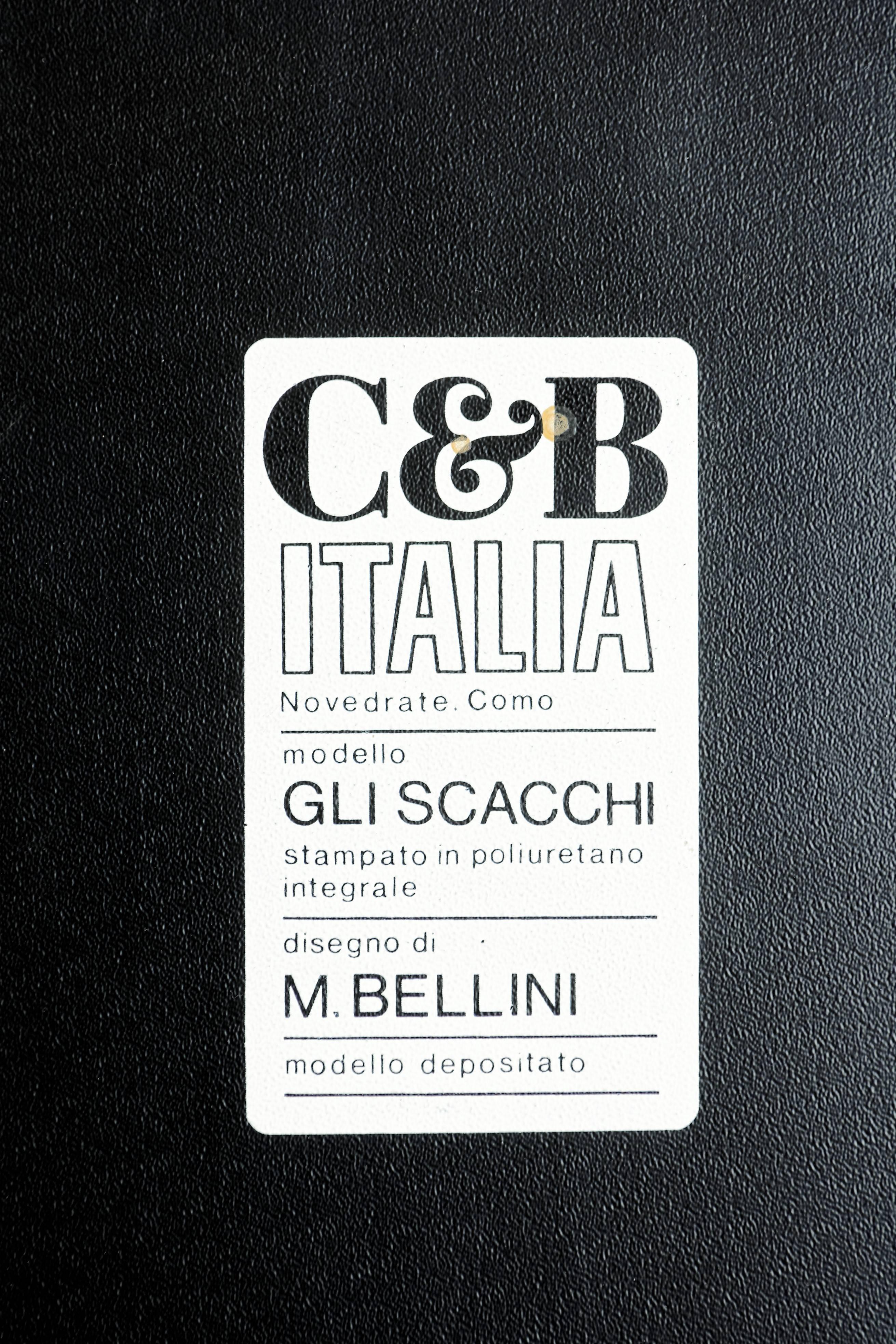 Late 20th Century Mario Bellini for C&B, Gli Scacchi Elements For Sale