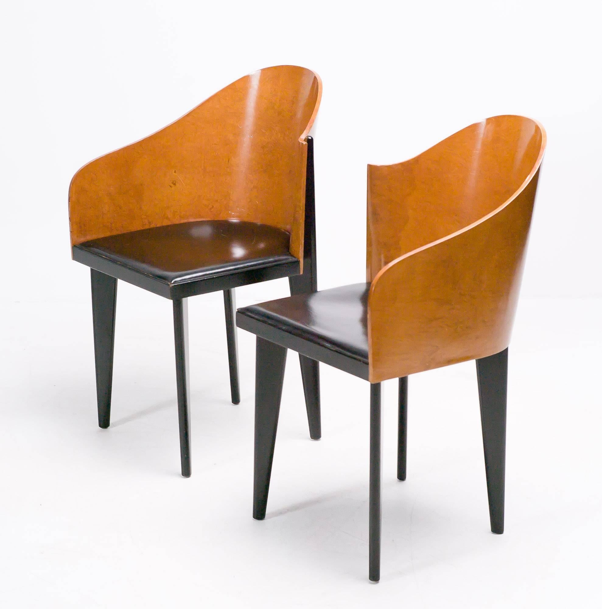 Italian Toscana chairs. Piero Sartogo 1986 for Saporiti.