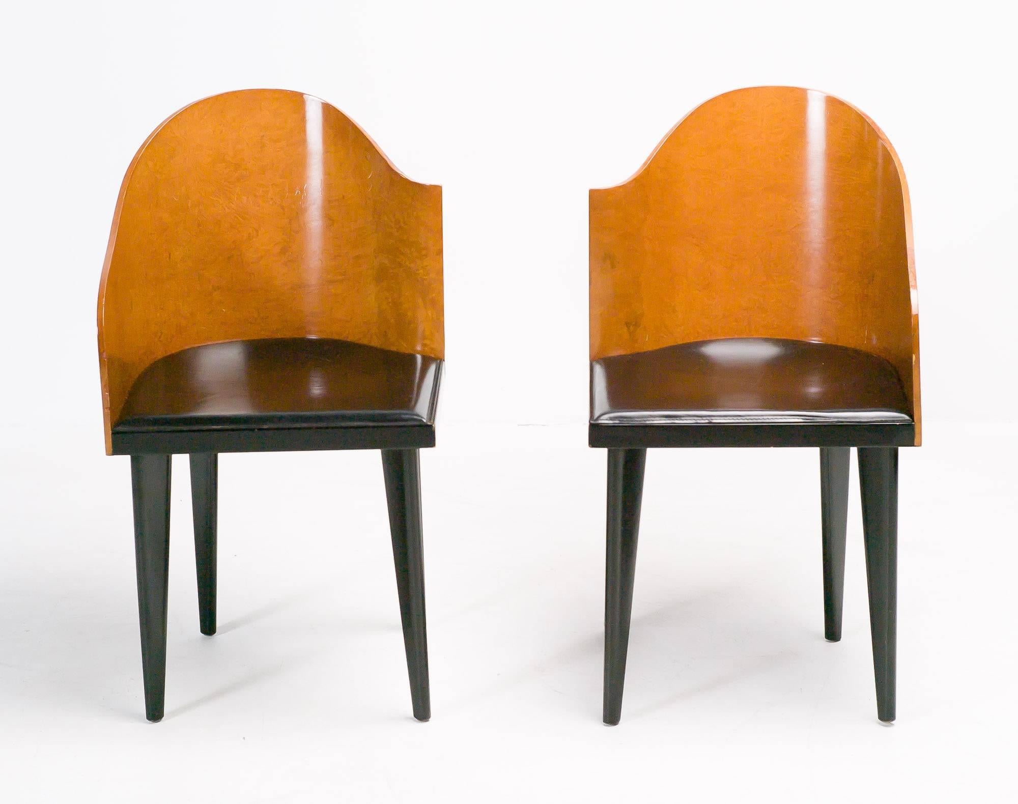 Burl Toscana chairs. Piero Sartogo 1986 for Saporiti.