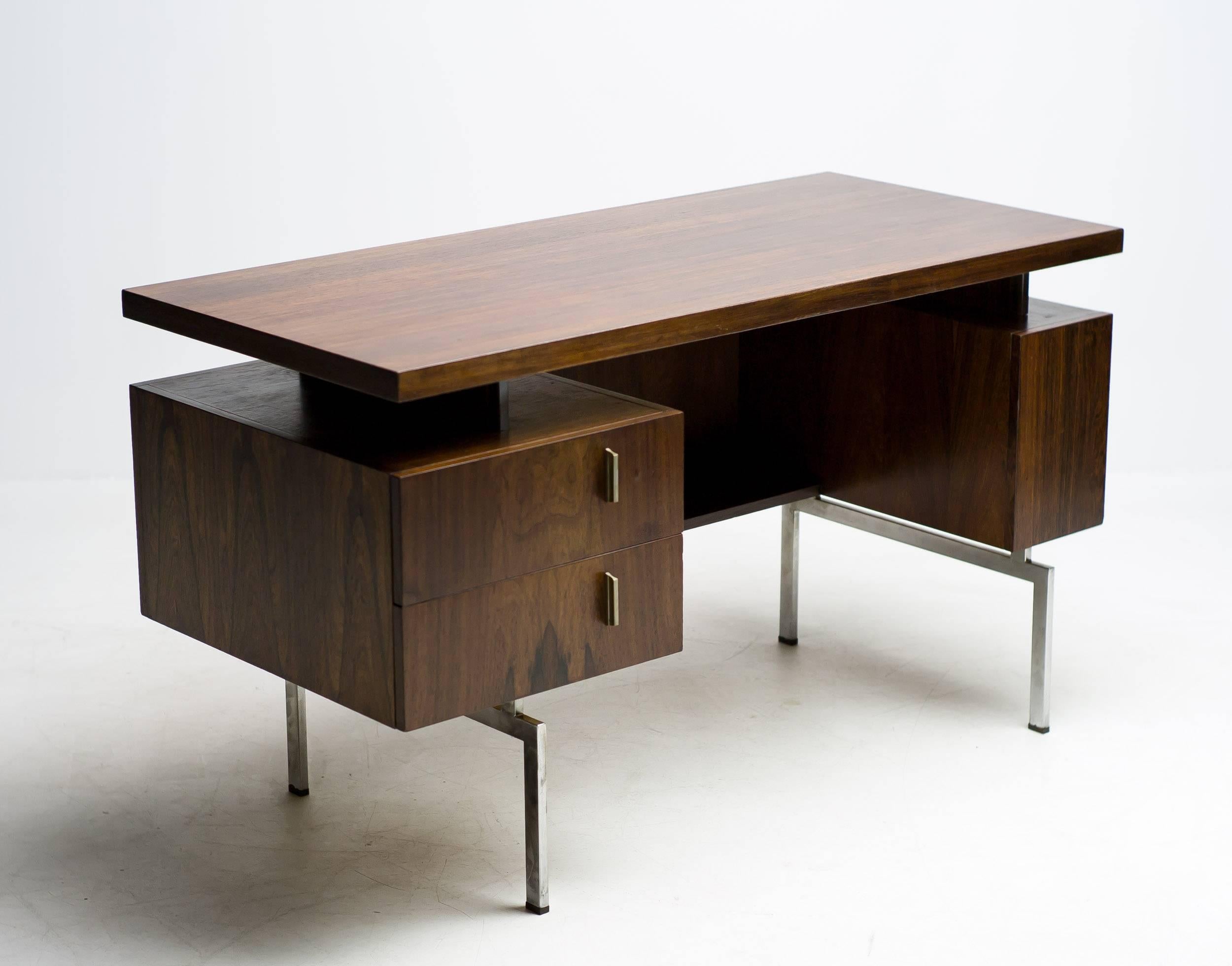 1950s Rosewood Asymmetrical Fristho Desk 4