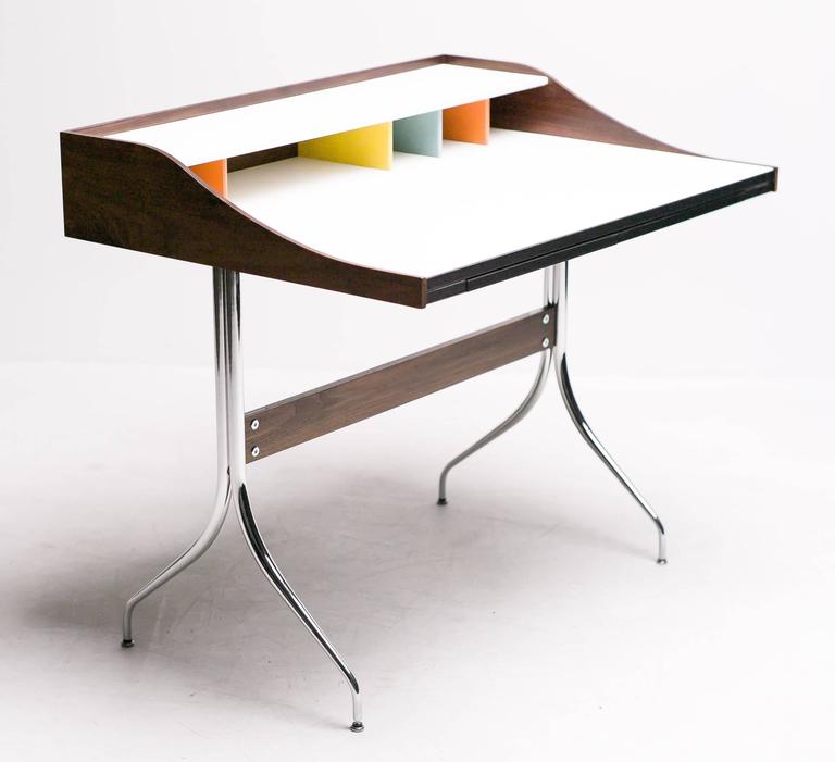 George Nelson Swag Leg Desk At 1stdibs American George Nelson Swag Leg Desk For