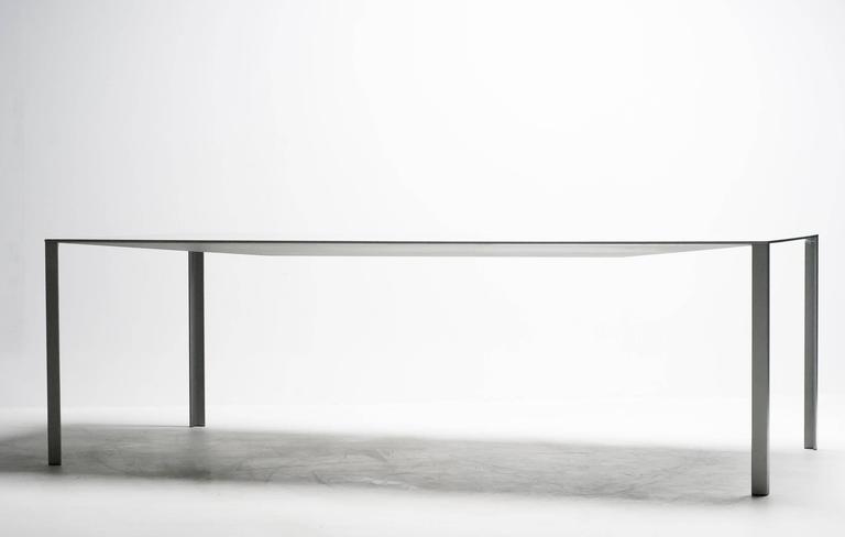 Large Less Table by Jean Nouvel at 1stDibs | jean nouvel table, jean nouvel  less table, table less jean nouvel