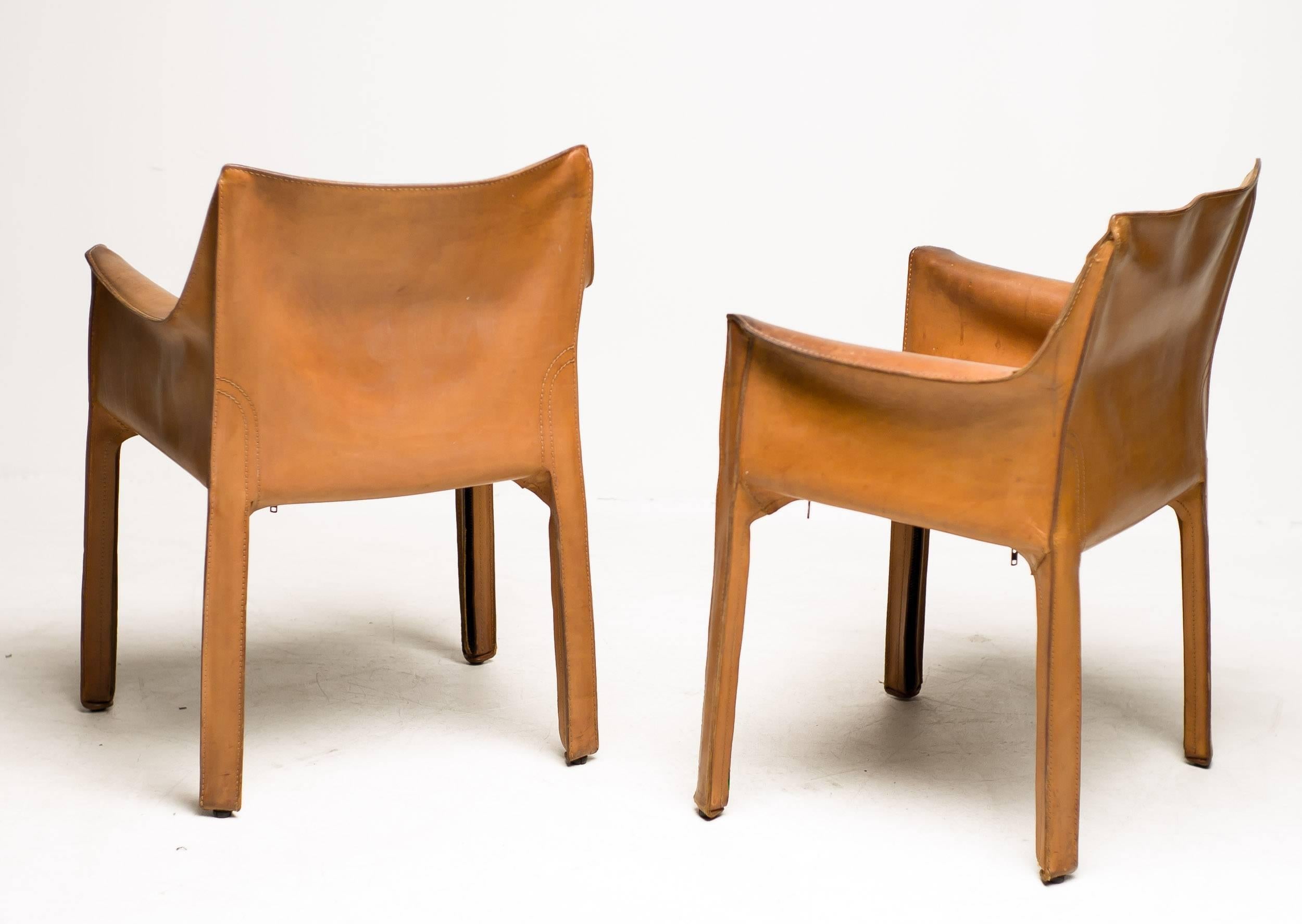 mario bellini cab chair