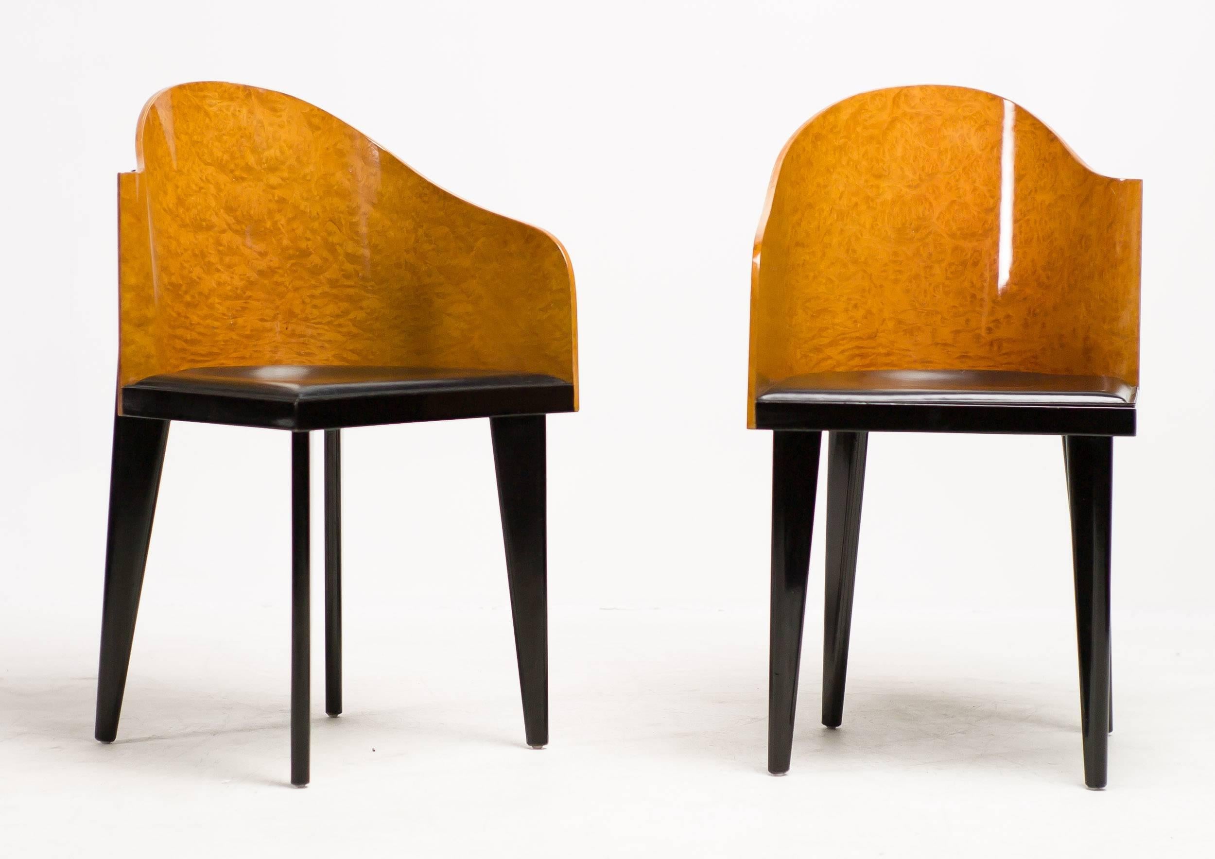 Post-Modern Toscana Chairs Designed by Piero Sartogo for Saporiti