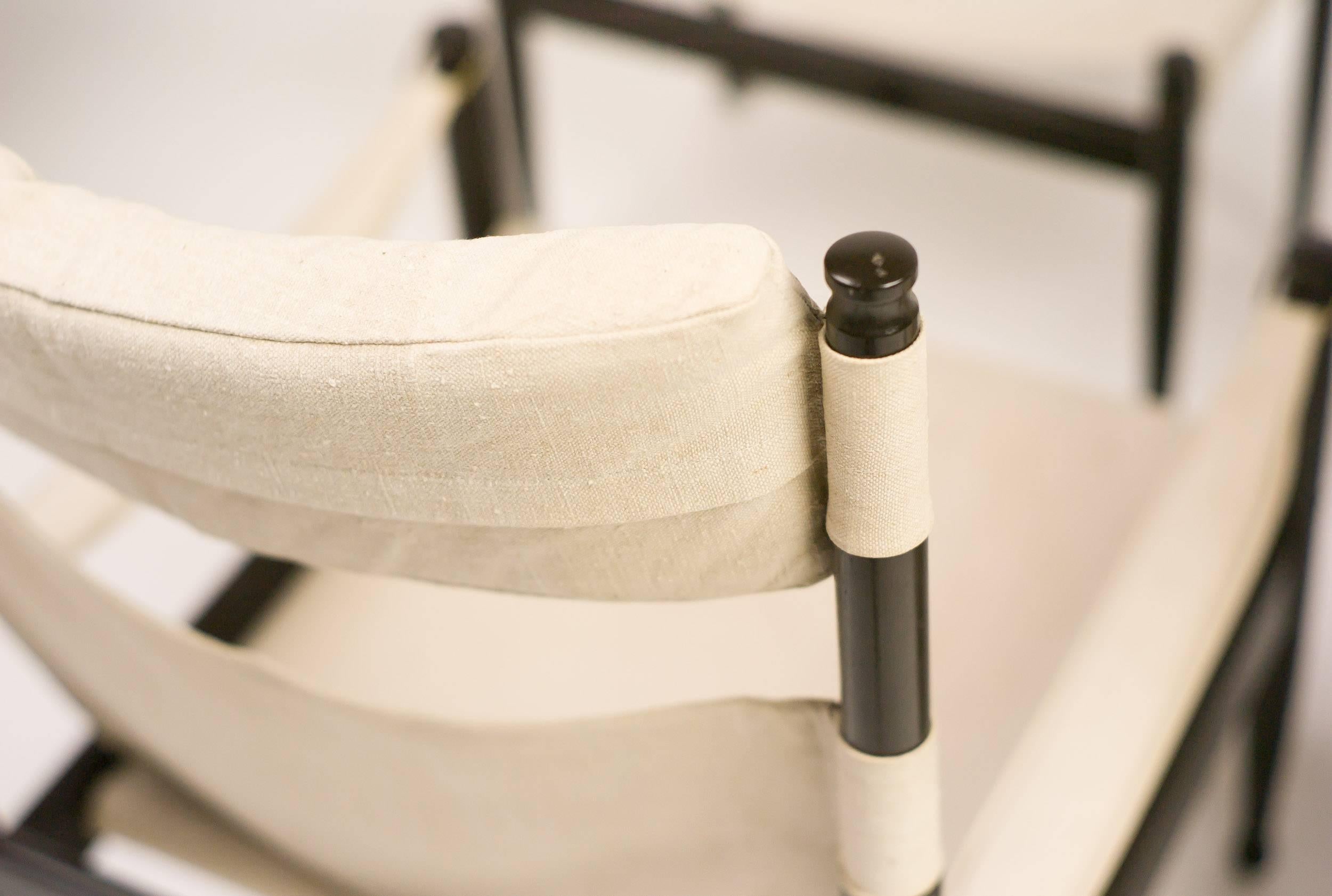 Ash Erik Wørts Pair of Safari Chairs with Ottoman