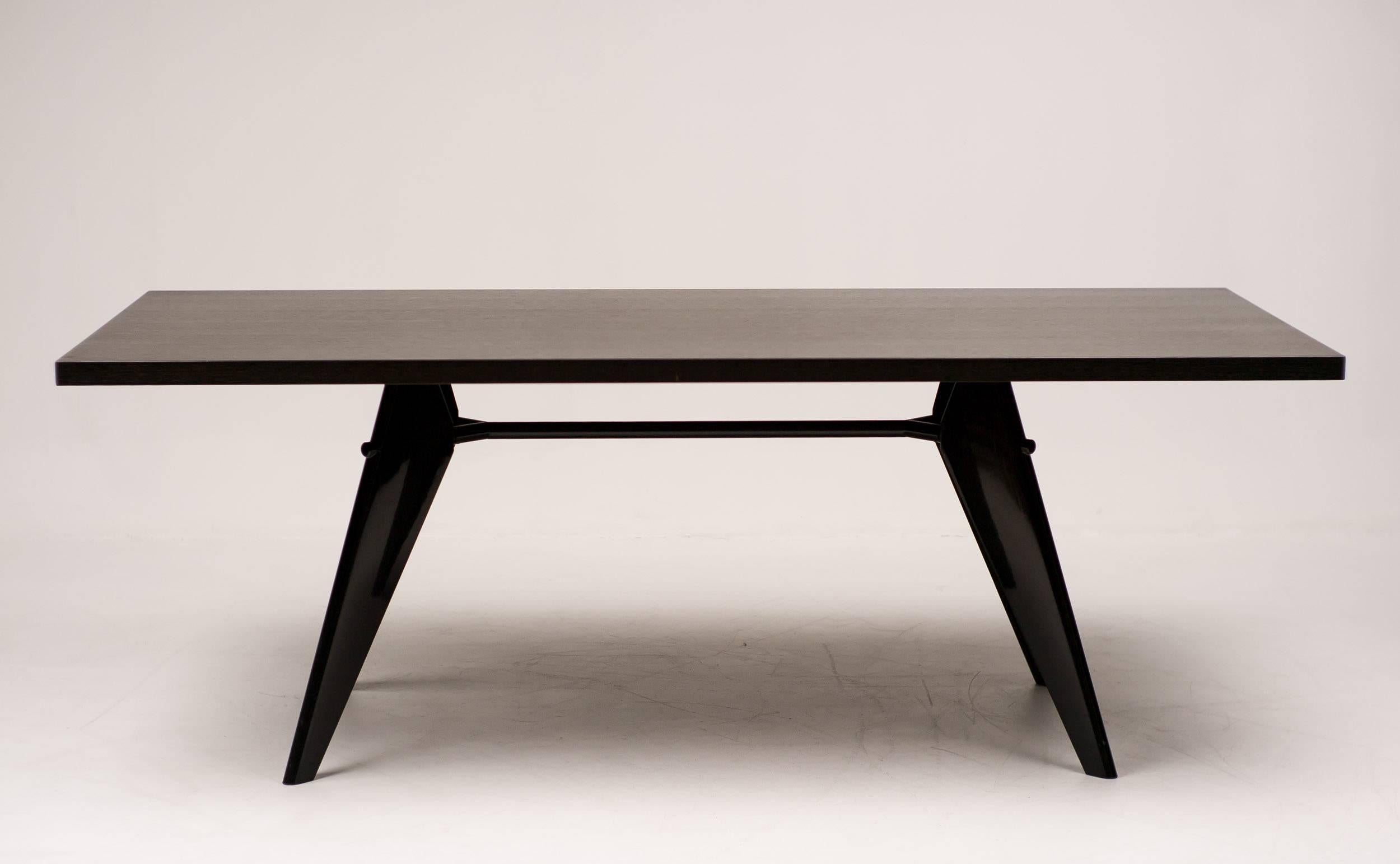 French Prouvé EM Table by Vitra