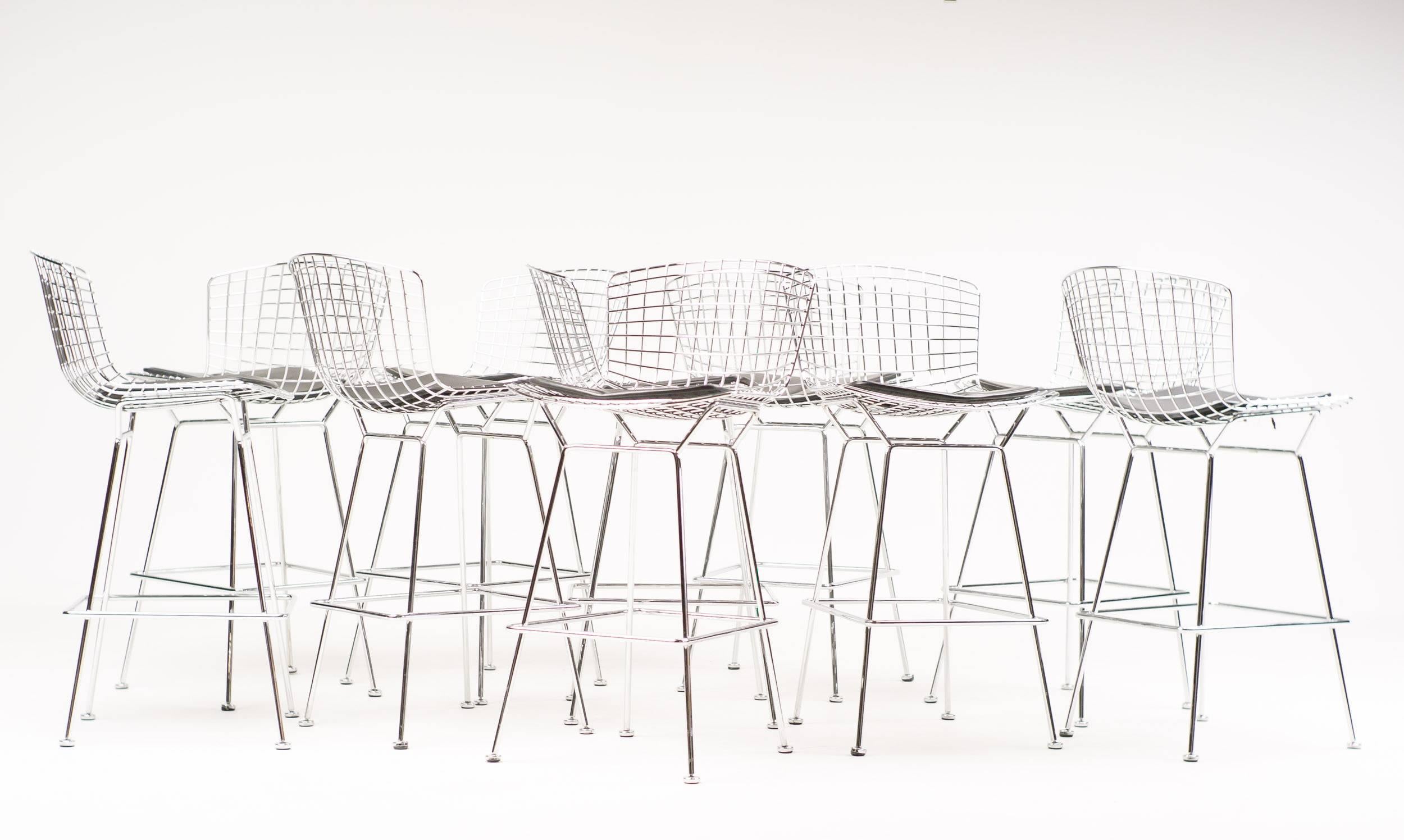 Bar Stools by Harry Bertoia for Knoll International In Excellent Condition In Dronten, NL