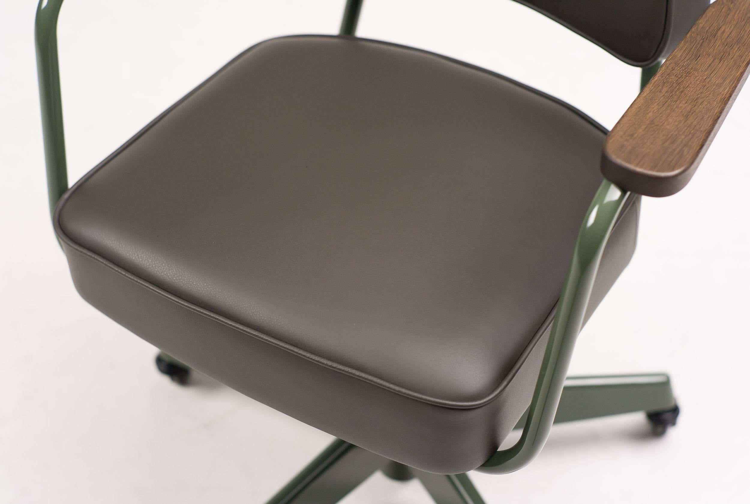 Contemporary Jean Prouvé Fauteuil Direction Pivotant, G-Star Raw Edition by Vitra