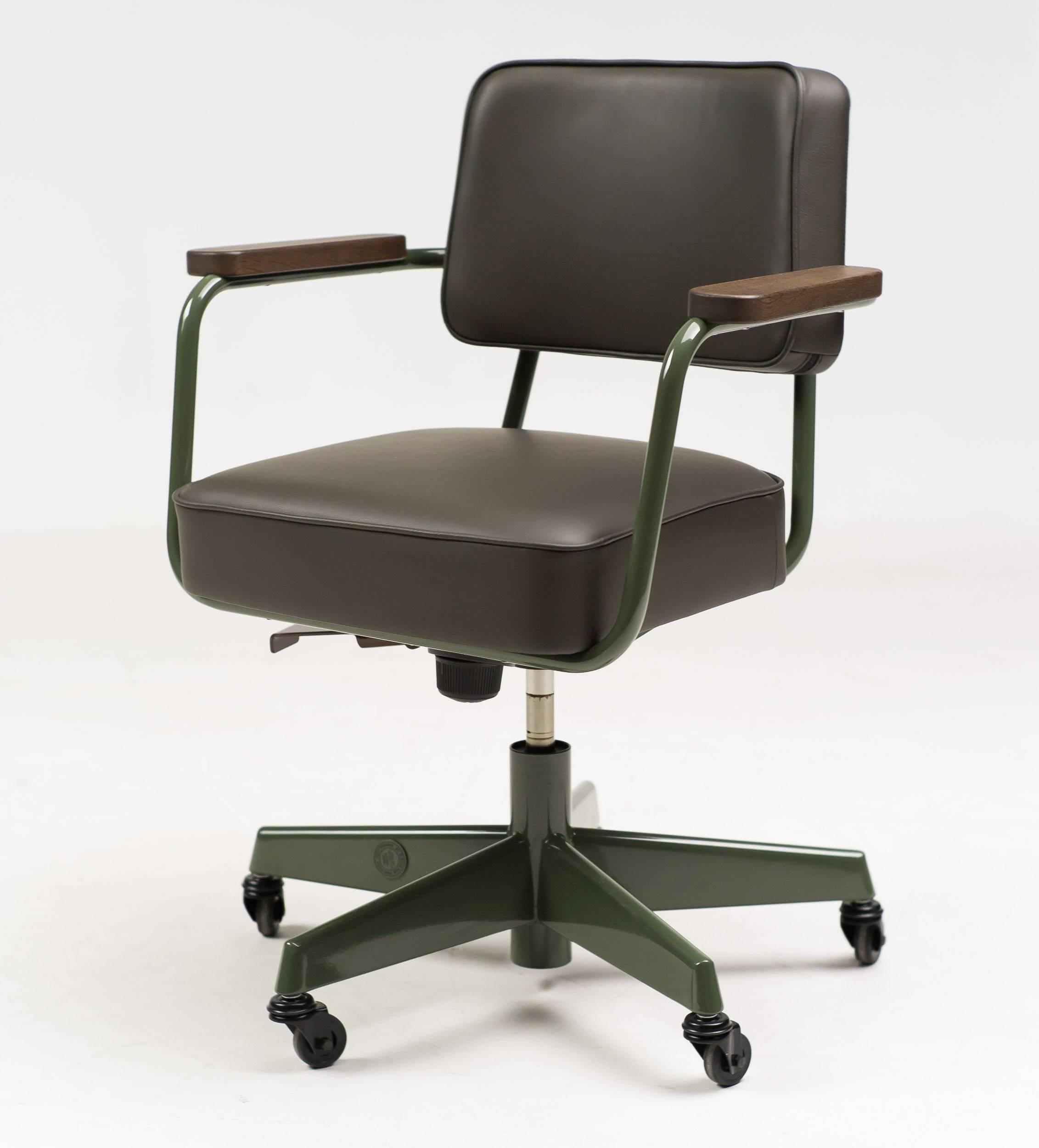 French Jean Prouvé Fauteuil Direction Pivotant, G-Star Raw Edition by Vitra