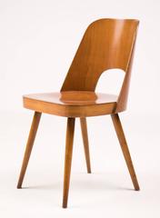 Satz von sechs Bugholzstühlen von Oswald Haerdtl für Thonet