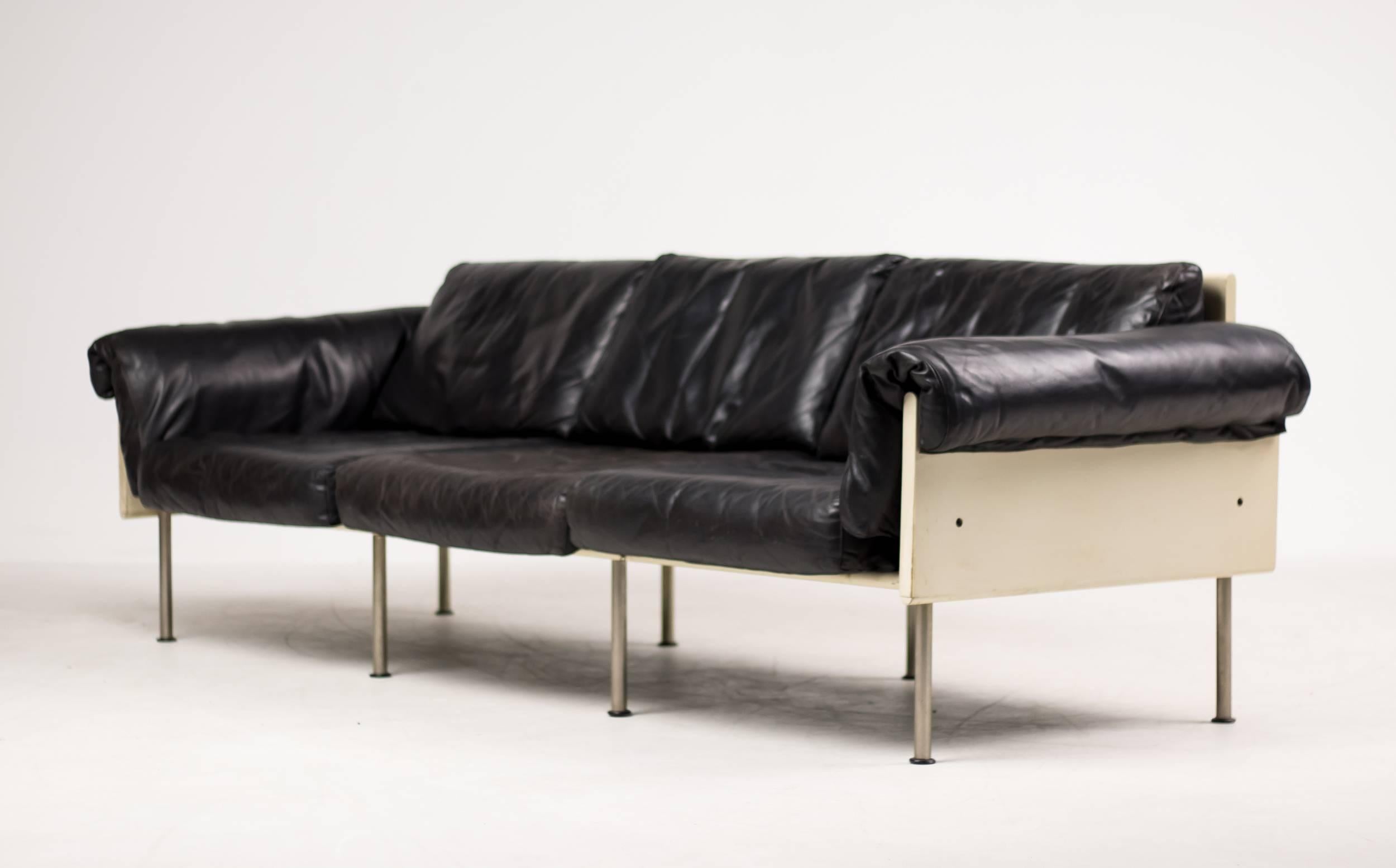 Mid-20th Century Ateljee Three-Seat Sofa by Yrjö Kukkapuro, Finland