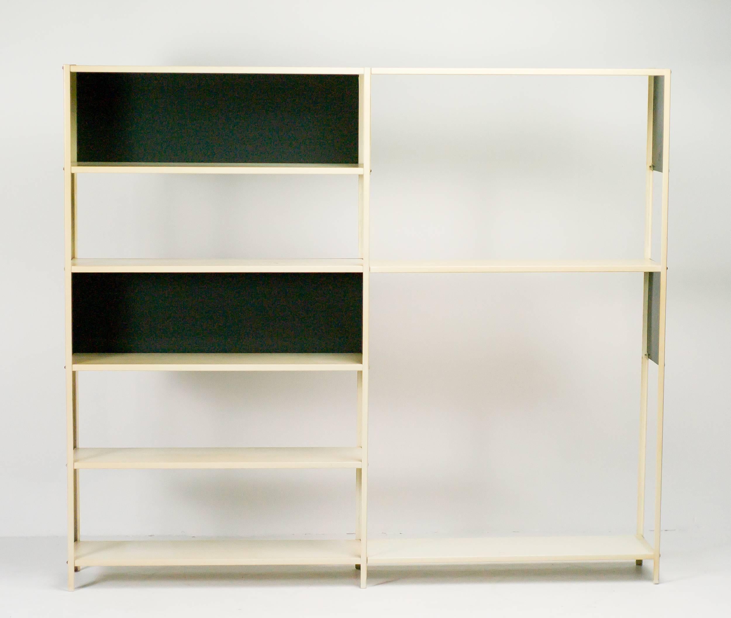 Steel Modular Room Divider or Bookcase Designed in 1953 by Friso Kramer