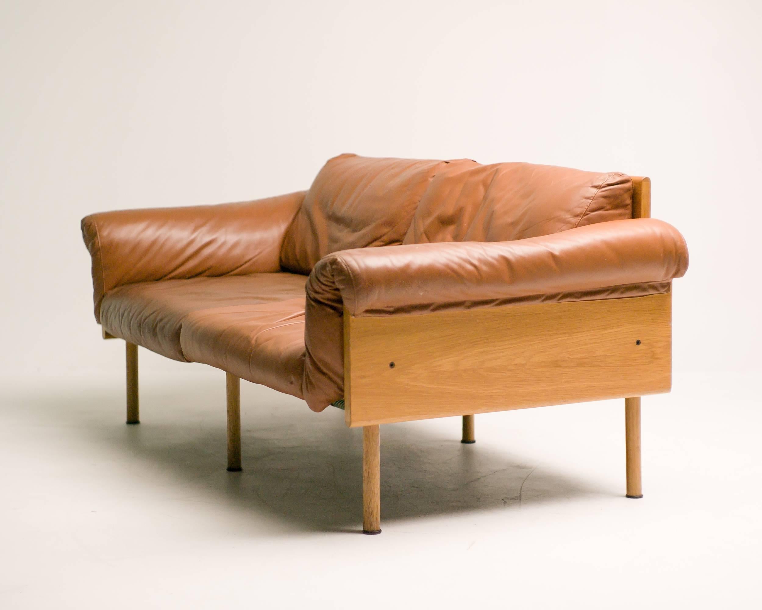 Scandinavian Modern Ateljee Two-Seat Sofa by Yrjö Kukkapuro Finland
