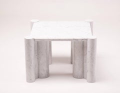 Coffee Table 'Jumbo' in Carrara Marble by Gae Aulenti for Knoll