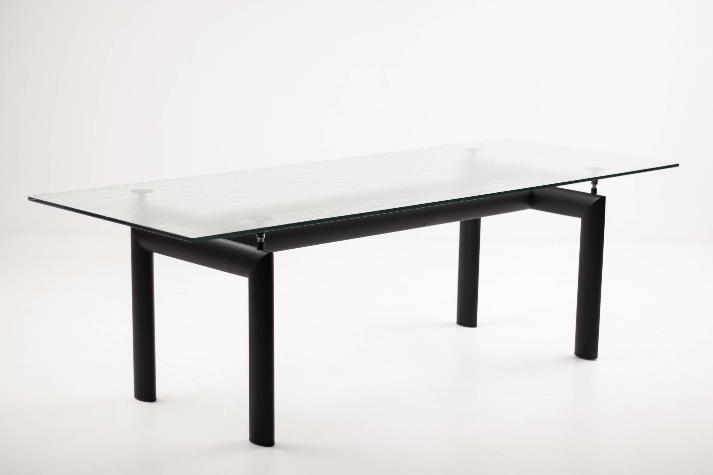 Aluminum LC6 Table by Le Corbusier, Jeanneret and Perriand for Cassina