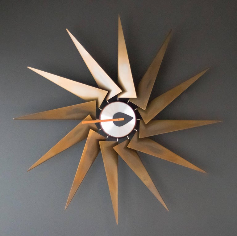 Nelson Turbine Clock at 1stDibs