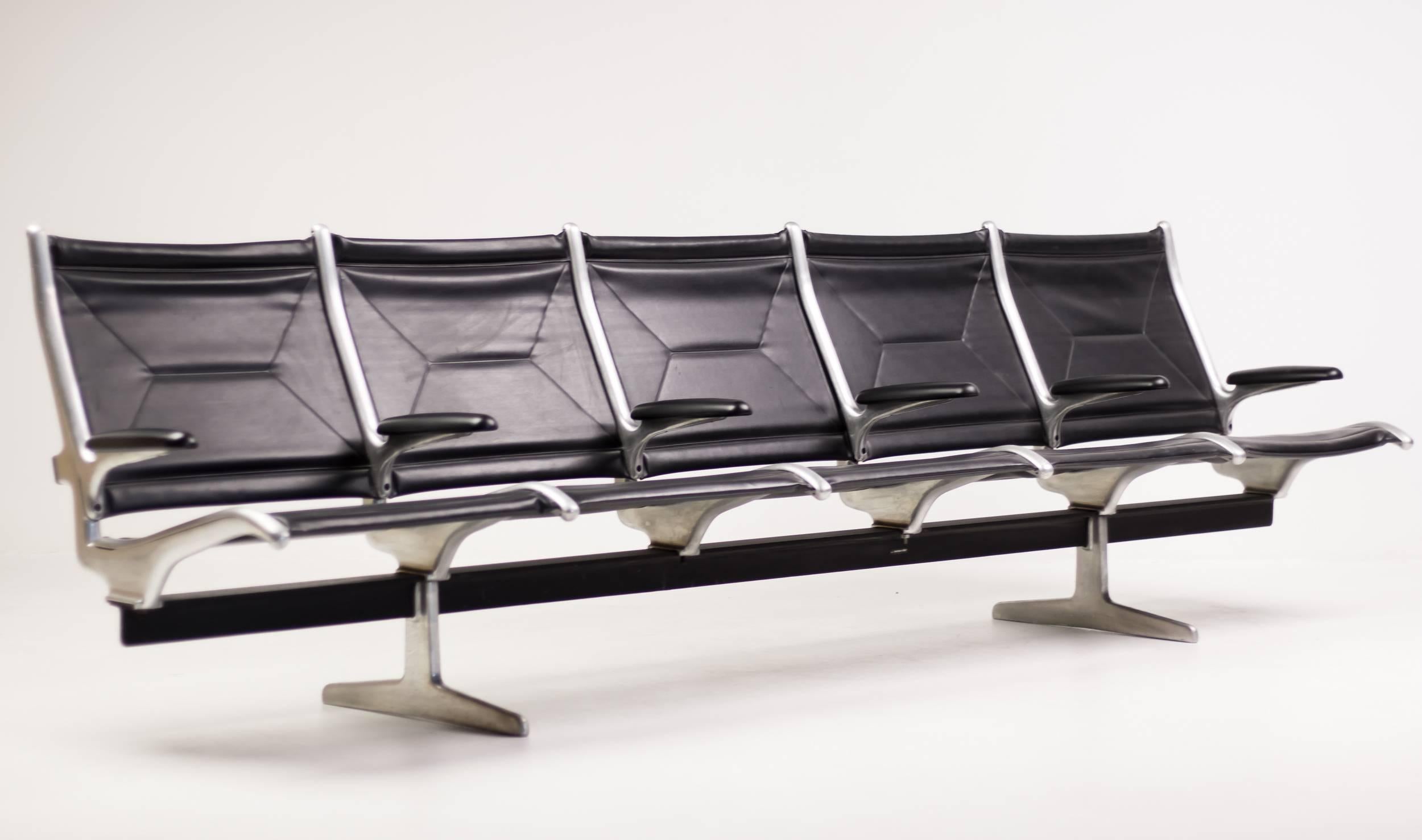 Eames Tandem Sling Seating Five-Seat for Herman Miller 3
