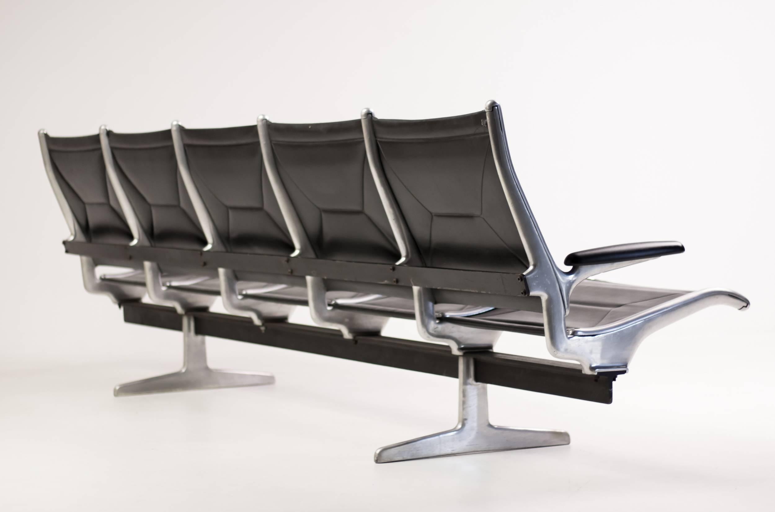 American Eames Tandem Sling Seating Five-Seat for Herman Miller