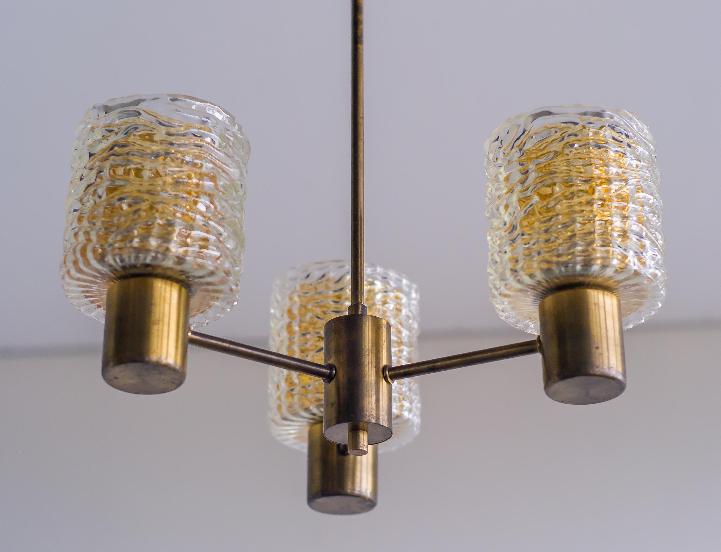 Metà XX secolo Lampadario di Carl Fagerlund, metà del secolo scorso. in vendita